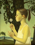 The Girl with a Dandelion